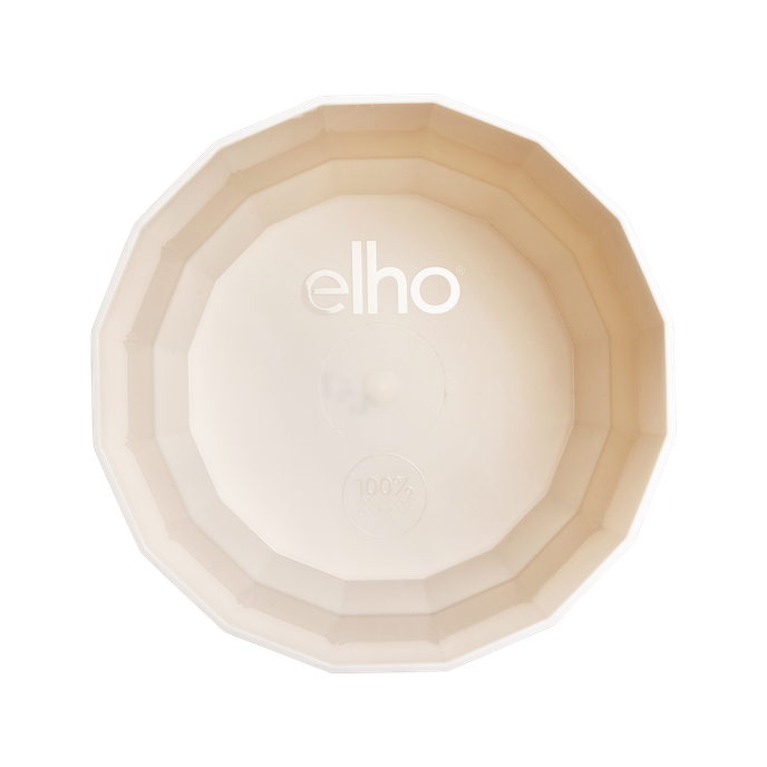 facet round 26cm almond pink